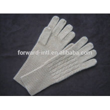 Pure color 100% cashmere gloves